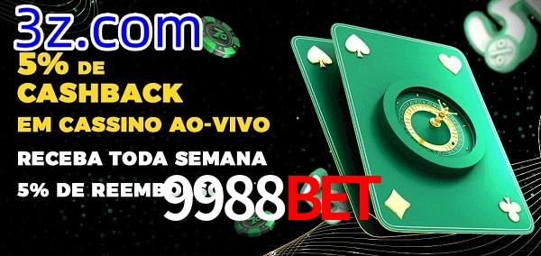 Promoções do cassino ao Vivo 9988Bet